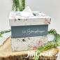 Preview: Box quadratisch mit Einsatz- Graupappezuschnitte